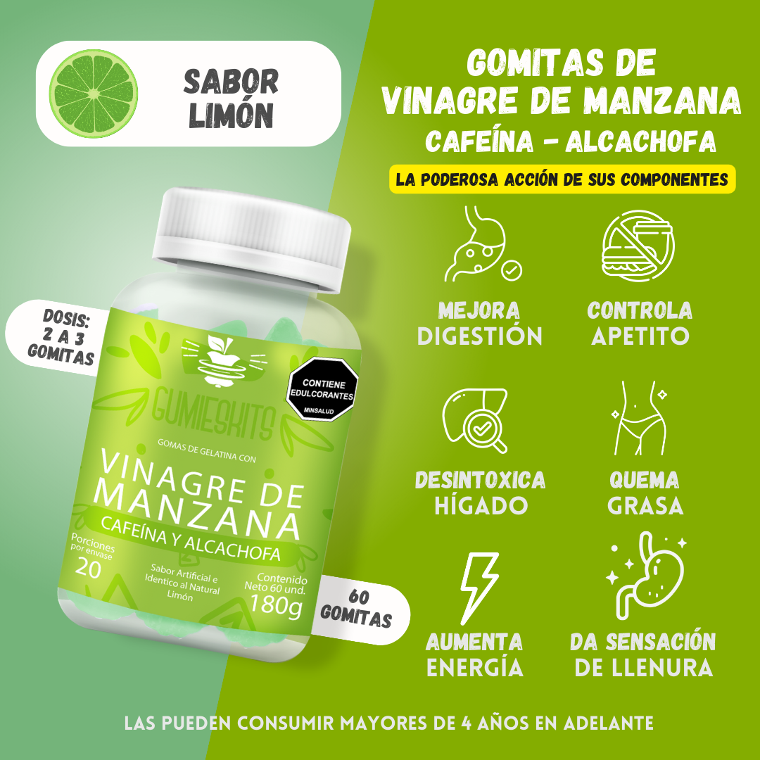 Gomitas de Vinagre de Manzana  X60