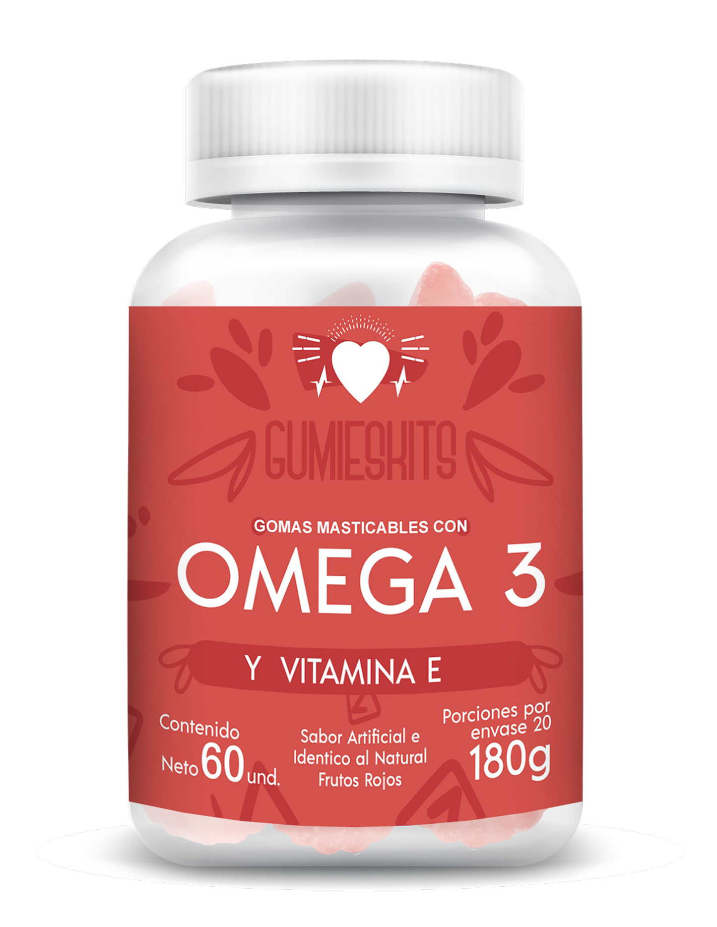 Gomitas de Omega 3 y Vitamina E X60