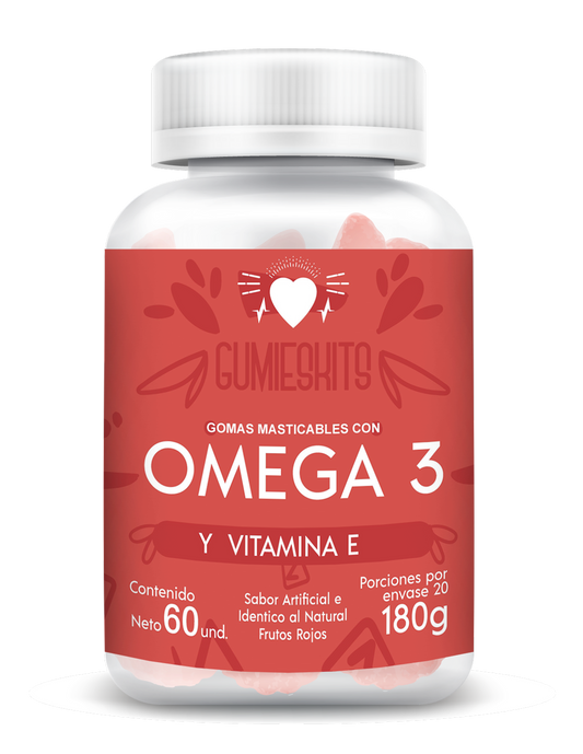 Gomitas de Omega 3 y Vitamina E X60