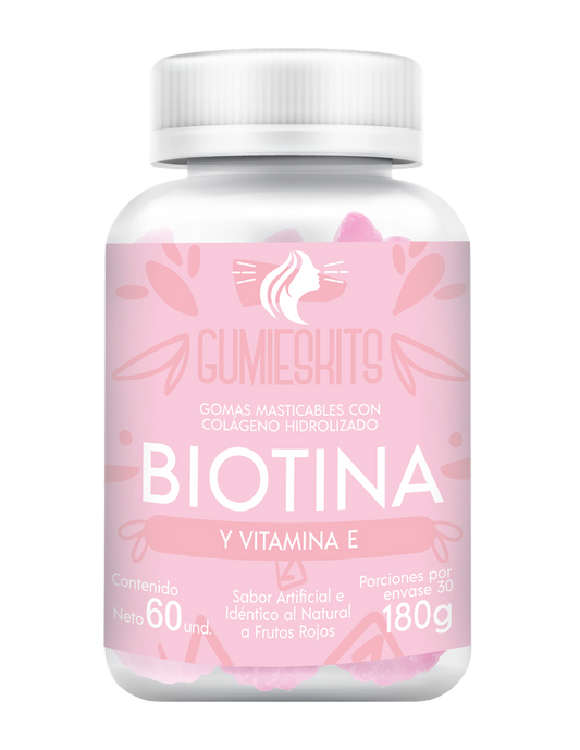 Gomitas de Biotina y Vitamina E X60